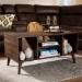 Baxton Studio Linas Mid-Century Modern Walnut Finished Coffee Table - BSOCT8001-Columbia Walnut-CT