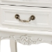 Baxton Studio Amalie Antique French Country Cottage Two-Tone White and Oak Finished 2-Drawer Wood End Table - BSOJY17B088-White-ET