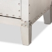 Baxton Studio Claude French Industrial Silver Metal 3-Drawer End Table - BSOLD18B056-Silver-ET