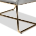 Baxton Studio Sennet Glam and Luxe Grey Velvet Fabric Upholstered Gold Finished Armchair - BSOSF1802-Grey Velvet/Gold-CC