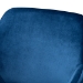 Baxton Studio Germaine Glam and Luxe Navy Blue Velvet Fabric Upholstered Gold Finished 2-Piece Metal Dining Chair Set - BSODC144-Navy Blue Velvet/Gold-DC