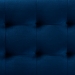Baxton Studio Roanoke Modern and Contemporary Navy Blue Velvet Fabric Upholstered Grid-Tufted Storage Ottoman Bench - BSOBBT3101-Navy Velvet/Walnut-Otto