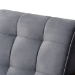 Baxton Studio Asta Mid-Century Modern Grey Velvet Fabric Upholstered Walnut Finished Wood Armchair - BSOTOGO-Grey Velvet/Walnut-CC