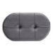 Baxton Studio Simone Mid-Century Modern Grey Velvet Fabric Upholstered Wood Ottoman - BSOJY19A222-Grey/Natural-Otto