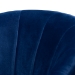 Baxton Studio Fiore Glam and Luxe Royal Blue Velvet Fabric Upholstered Brushed Gold Finished Swivel Accent Chair - BSOTSF-6642-Royal Blue/Gold-CC