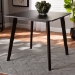 Baxton Studio Britte Mid-Century Modern Dark Oak Brown Finished Square Wood Dining Table - BSOFiesta-Coffee Oak-DT