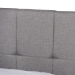 Baxton Studio Netti Light Grey Fabric Upholstered 2-Drawer Queen Size Platform Storage Bed - BSONetti-Grey-Queen