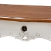 Baxton Studio Sophie Classic Traditional French Country White and Brown Finished Small 3-Drawer Wood Console Table - BSO132050-White-Console