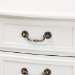 Baxton Studio Gabrielle Traditional French Country Provincial White-Finished 3-Drawer Wood End Table - BSOETASW-04-White-ET