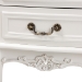 Baxton Studio Gabrielle Traditional French Country Provincial White-Finished 2-Drawer Wood End Table - BSOETASW-06-White-ET