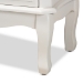 Baxton Studio Gabrielle Traditional French Country Provincial White-Finished 3-Drawer Wood Storage Cabinet - BSOETASW-08-White-3DW-Cabinet