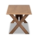 Baxton Studio Sarai Modern Transitional Walnut Brown Finished Rectangular Wood Coffee Table - BSOSW3333-Walnut-M17-CT