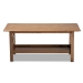 Baxton Studio Reese Traditional Transitional Walnut Brown Finished Rectangular Wood Coffee Table - BSOSW5208-Walnut-M17-CT