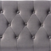 Baxton Studio Valere Glam and Luxe Grey Velvet Fabric Upholstered Gold Finished Button Tufted Storage Ottoman - BSOWS-H68-GD-Grey Velvet/Gold-Otto