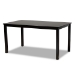 Baxton Studio Eveline Modern and Contemporary Espresso Brown Finished Rectangular Wood Dining Table