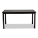 Baxton Studio Eveline Modern and Contemporary Espresso Brown Finished Rectangular Wood Dining Table - BSORH7008T-Dark Brown-DT