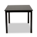 Baxton Studio Eveline Modern and Contemporary Espresso Brown Finished Rectangular Wood Dining Table - BSORH7008T-Dark Brown-DT