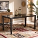 Baxton Studio Eveline Modern and Contemporary Espresso Brown Finished Rectangular Wood Dining Table - BSORH7008T-Dark Brown-DT