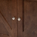 Baxton Studio Carrie Transitional Farmhouse Walnut Brown Finished Wood Wine Storage Cabinet - BSORT677-OCC-Walnut-Cabinet