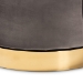 Baxton Studio Saffi Glam and Luxe Grey Velvet Fabric Upholstered Gold Finished Swivel Accent Chair - BSOTSF-6653-Grey/Gold-CC