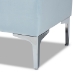 Baxton Studio Mabel Modern and Contemporary Transitional Light Blue Velvet Fabric Upholstered Silver Finished Storage Ottoman - BSOWS-20093-Light Blue Velvet/Silver-Otto