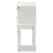 Baxton Studio Sophia Classic and Traditional French White Finished Wood 2-Drawer End Table - BSOHL7A-A110-2 DW ET