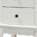 Baxton Studio Sophia Classic and Traditional French White Finished Wood 2-Drawer End Table - BSOHL7A-A110-2 DW ET