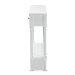 Baxton Studio Calvin Classic and Traditional French Farmhouse White Finished Wood 3-Drawer Entryway Console Table - BSOWERPL-02-White-Console
