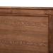 Baxton Studio Veronica Modern and Contemporary Walnut Brown Finished Wood Queen Size Platform Canopy Bed - BSOMG0021-1-Walnut-Queen
