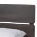 Baxton Studio Anthony Modern and Contemporary Dark Grey Oak Finished Wood Queen Size Panel Bed - BSOMG0024-Green Gray-Queen