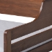 Baxton Studio Jameson Modern and Transitional Walnut Brown Finished Expandable Twin Size to King Size Daybed with Storage Drawer - BSOMG0033-1-Walnut-Daybed