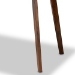 Baxton Studio Britte Mid-Century Modern Transitional Walnut Brown Finished Rectangular Wood Dining Table - BSOFiesta-Walnut-Rectangle DT