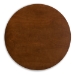 Baxton Studio Timothy Mid-Century Modern Transitional Light Beige Fabric Upholstered and Walnut Brown Finished Wood 5-Piece Dining Set - BSODanica/Hexa-Latte/Walnut-5PC Dining Set
