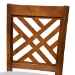 Baxton Studio Jason Modern and Contemporary Grey Fabric Upholstered and Walnut Brown Finished Wood 2-Piece Bar Stool Set - BSORH317B-Grey/Walnut-BS