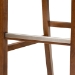 Baxton Studio Calista Modern and Contemporary Grey Fabric Upholstered and Walnut Brown Finished Wood 2-Piece Bar Stool Set - BSORH316B-Grey/Walnut-BS