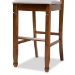 Baxton Studio Calista Modern and Contemporary Grey Fabric Upholstered and Walnut Brown Finished Wood 2-Piece Bar Stool Set - BSORH316B-Grey/Walnut-BS