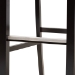Baxton Studio Carson Modern and Contemporary Grey Fabric Upholstered and Espresso Brown Finished Wood 2-Piece Bar Stool Set - BSORH315B-Grey/Dark Brown-BS