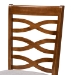 Baxton Studio Elijah Modern and Contemporary Grey Fabric Upholstered and Walnut Brown Finished Wood 4-Piece Dining Chair Set - BSORH318C-Grey/Walnut-DC-4PK