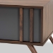 Baxton Studio Naoki Modern and Contemporary Two-Tone Grey and Walnut Finished Wood 1-Drawer Coffee Table - BSOLV15CFT15140-Columbia/Dark Grey-CT