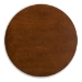 Baxton Studio Rika Mid-Century Modern Transitional Light Beige Fabric Upholstered and Walnut Brown Finished Wood 5-Piece Dining Set - BSOIora/Hexa-Latte/Walnut-5PC Dining Set