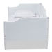 Baxton Studio Alya Classic Traditional Farmhouse White Finished Wood Twin Size Daybed - BSOMG0016-1-White-Daybed
