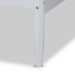 Baxton Studio Alya Classic Traditional Farmhouse White Finished Wood Twin Size Daybed - BSOMG0016-1-White-Daybed