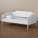 Baxton Studio Alya Classic Traditional Farmhouse White Finished Wood Twin Size Daybed - BSOMG0016-1-White-Daybed