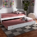 Baxton Studio Alya Classic Traditional Farmhouse White Finished Wood Twin Size Trundle - BSOMG 0016-1-White-Trundle