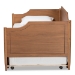 Baxton Studio Alya Classic Traditional Farmhouse Walnut Brown Finished Wood Twin Size Daybed with Roll-Out Trundle Bed - BSOMG0016-1-Walnut-Daybed with Trundle