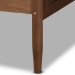 Baxton Studio Alya Classic Traditional Farmhouse Walnut Brown Finished Wood Twin Size Daybed - BSOMG0016-1-Walnut-Daybed