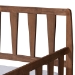 Baxton Studio Midori Modern and Contemporary Transitional Walnut Brown Finished Wood Twin Size Daybed - BSOMG0046-1-Walnut-Daybed