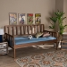 Baxton Studio Midori Modern and Contemporary Transitional Walnut Brown Finished Wood Twin Size Daybed - BSOMG0046-1-Walnut-Daybed