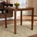 Baxton Studio Lenoir Modern and Contemporary Walnut Brown Finished Wood Counter Height Pub Table - BSORH7070T-Walnut-PT