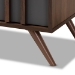 Baxton Studio Naoki Modern and Contemporary Two-Tone Grey and Walnut Finished Wood 6-Drawer Bedroom Dresser - BSOLV15COD15231-Columbia/Dark Grey-6DW-Dresser
